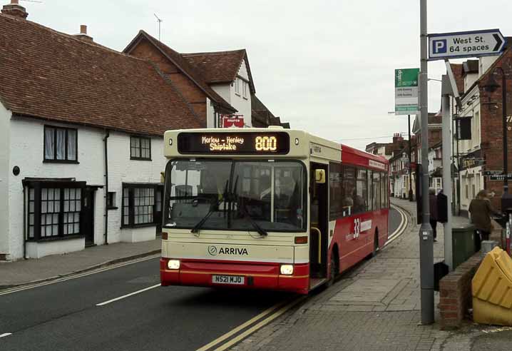 Arriva Shires Dennis Dart SLF 3821